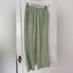 American Eagle summer check pants